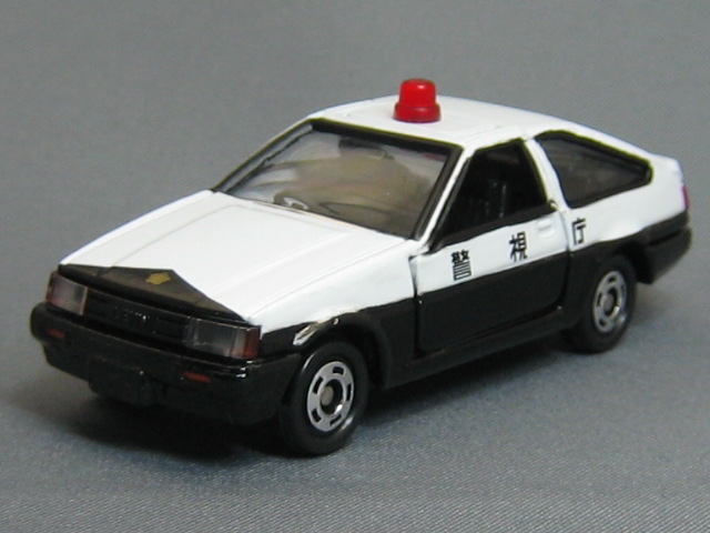 トヨタ　カローラレビン　ＡＥ８６　パトロールカー（警視庁）